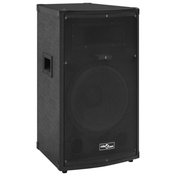 The Living Store Passiiviset Hi-Fi-lavakaiuttimet 1000 W musta 37x37x64 cm -  Kaiuttimet
