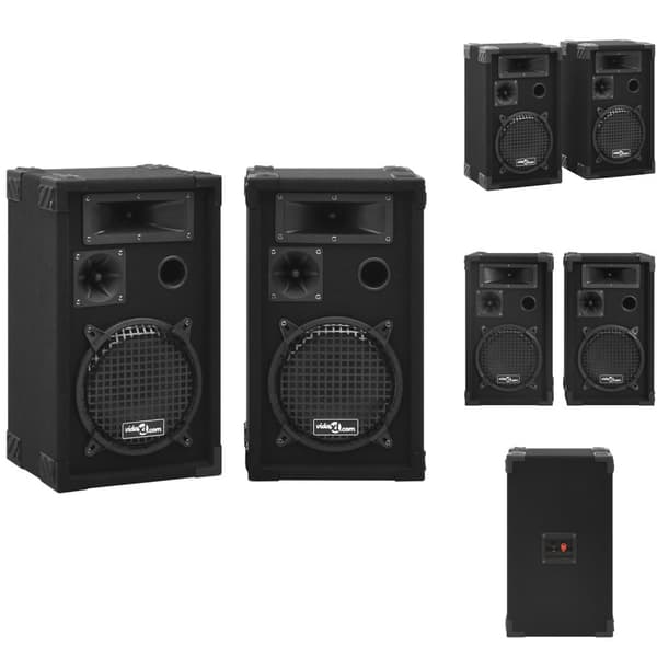 Högtalare - Living Passiva PA-högtalare 2 st 800 W svart