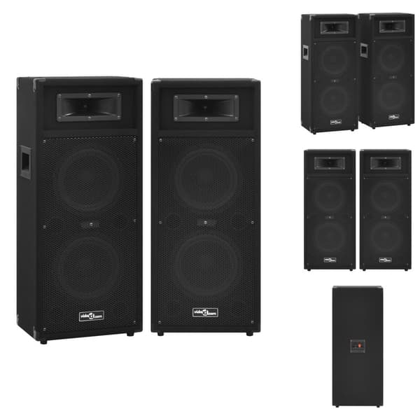 Højttalere - Living professionelle hi-fi-højtalere 2 stk. 1000 W sort
