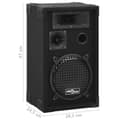 Pikkukuva 10 / 10: Passiiviset Hi-Fi-lavakaiuttimet 2 kpl 800 W musta - Passiivinen Hifi-kaiutin - Passiiviset Hifi-kaiuttimet - Home & Living