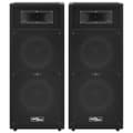 Miniatyrbillede 4 af 10: Professionelle hi-fi-højtalere 2 stk. 1000 W sort - Højtaler - Højtalere - Home & Living
