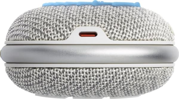 JBL Clip 4 White - Bærbar Bluetooth minihøjttaler