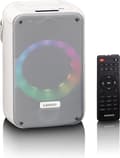 Miniatyrbillede 4 af 9: Lenco BTC-060WH-højttaler hvid med ledning og trådløs 20 W (BTC-060WH)
