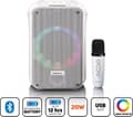 Miniatyrbillede 6 af 9: Lenco BTC-060WH-højttaler hvid med ledning og trådløs 20 W (BTC-060WH)