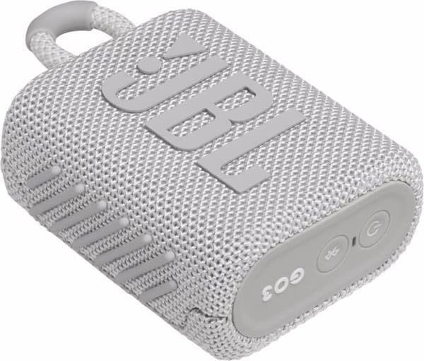 JBL Go 3 - Trådløs Bluetooth Mini Højttaler - Hvid