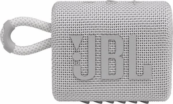 JBL Go 3 - Trådløs Bluetooth Mini Højttaler - Hvid