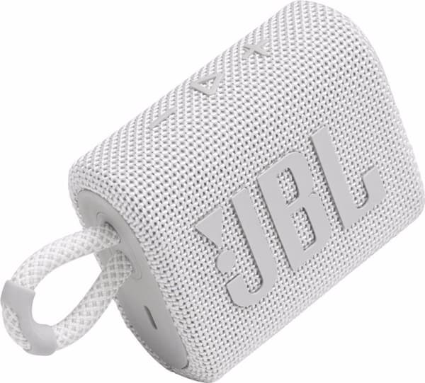 JBL Go 3 - Trådløs Bluetooth Mini Højttaler - Hvid