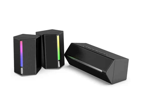 Ampligame A22 2.1 PC Høyttaler med RGB