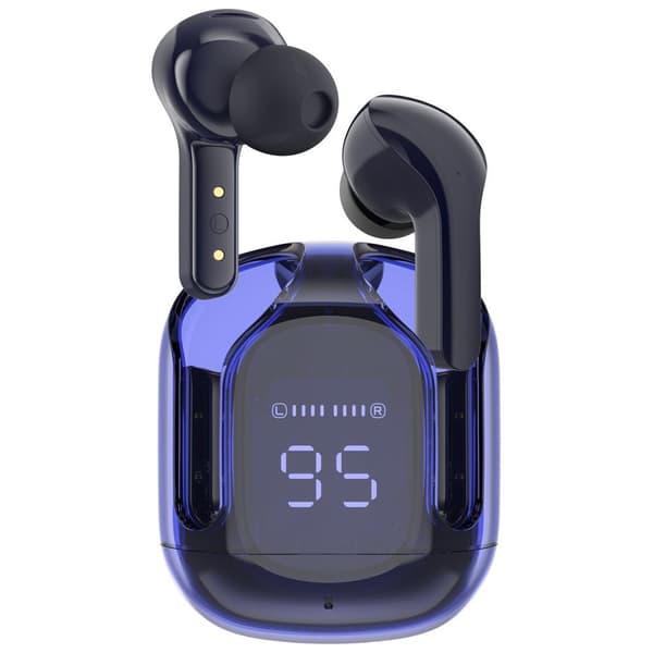 In-ear TWS Bluetooth trådlösa hörlurar, blå