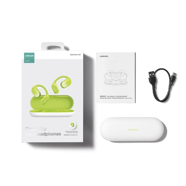 Openfree JR-OE1 langattomat on-ear kuulokkeet, vihreä