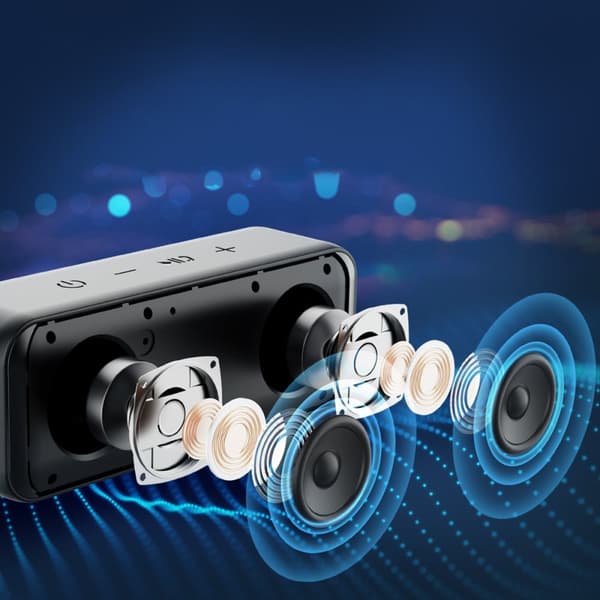 T2 Mini 2023 Bluetooth 5.0 10W trådløs højtaler, sort