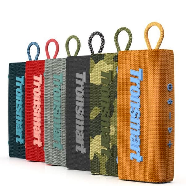 Langaton matkakaiutin Bluetooth 5.3 vedenpitävä IPX7 10W oranssi