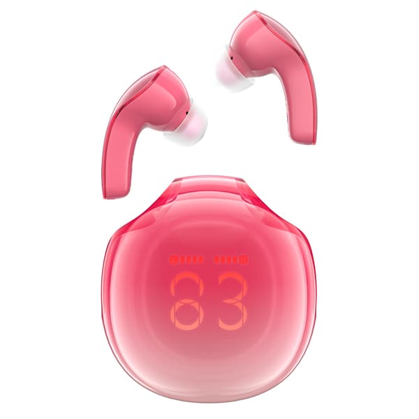 T9 Bluetooth 5.3 in-ear USB-C langattomat kuulokkeet, punainen