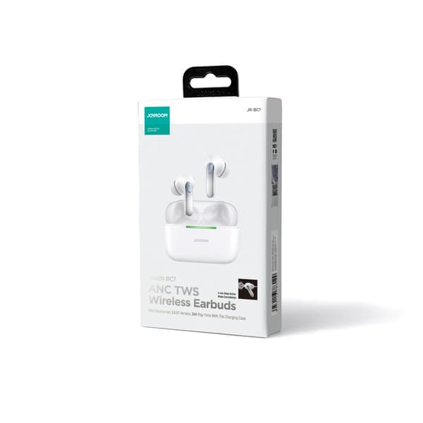 Jbuds JR-BC1 trådlösa in-ear-hörlurar, vita