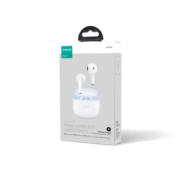 Jpods Series IPX4 trådlösa TWS hörlurar, vita