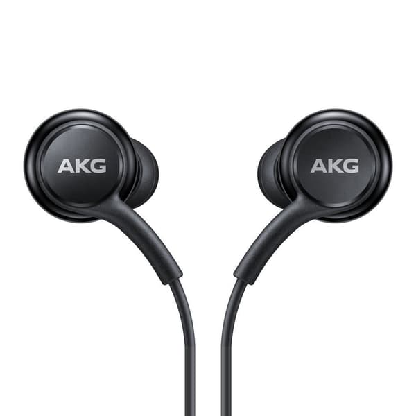 AKG trådbundna in-ear-hörlurar, USB-C-kontakt, svart