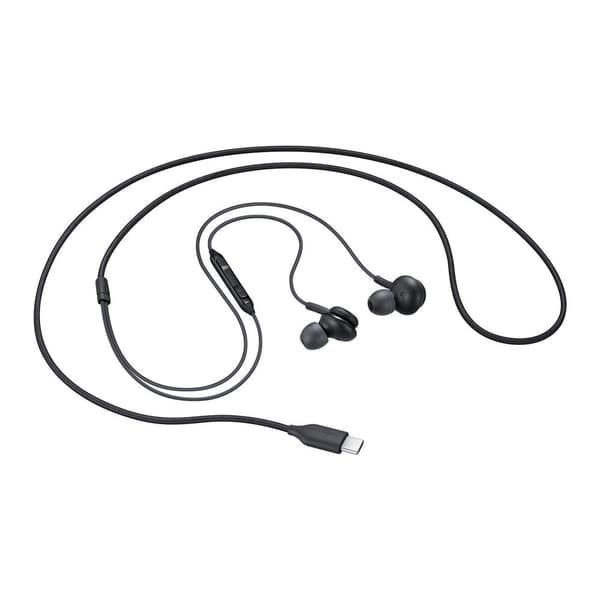 AKG trådbundna in-ear-hörlurar, USB-C-kontakt, svart