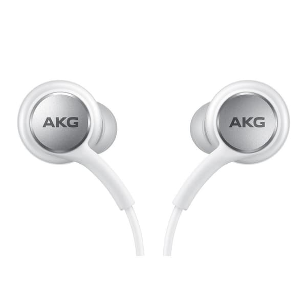 AKG trådbundna in-ear-hörlurar, USB-C-kontakt, vit