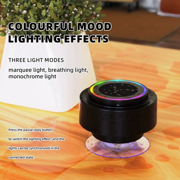 Trådlös högtalare med RGB-ljus