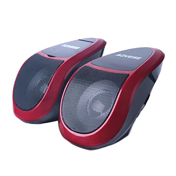 Motorcykel Bluetooth-högtalare, vattentät, portabel, Röd Red