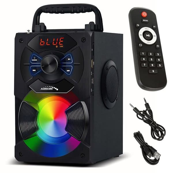 Bluetooth-högtalare - Audiocore - AC730 - 11W - 6h batteritid - Belysning och fjärrkontroll