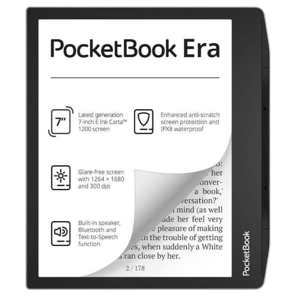 POCKETBOOK ERA STARDUST SILVER 16GB PB700-U-16-WW-B Svart, Koppar