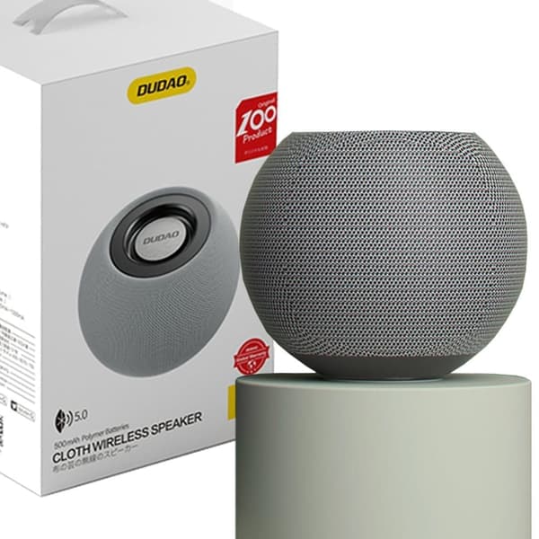 Dudao trådløs Bluetooth 5.0 høyttaler 3W 500mAh grå (Y3s-grå)