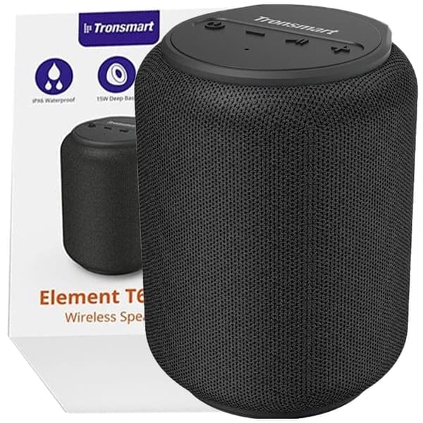 Tronsmart T6 Bluetooth 5.3 15W trådløs minihøyttaler - svart