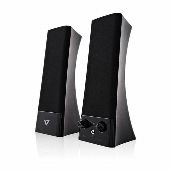 PC-högtalare V7 SP2500-USB-6N Svart 10 W
