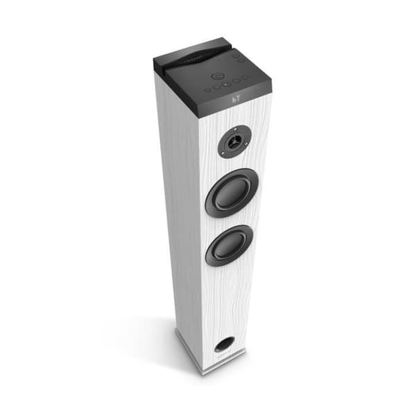 Energy Sistem Tower 5 g2 65W Sound Tower Bluetooth 5.0 FM Radio USB/MicroSD MP3-spelare Vit