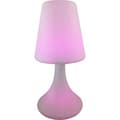 Miniatyrbild 1 av 2: Ljusstark Bluetooth 4.1 högtalarlampa 60W IPX6 med Color Block Micro USB-kabel Vit