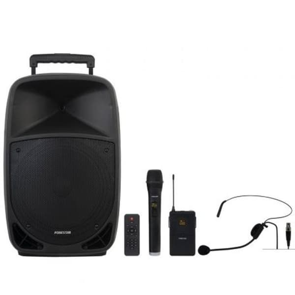 Bærbare Bluetooth-højttalere FONESTAR MALIBU-312 Sort 250 W