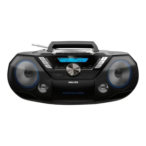 Boombox Philips CD-ljudmaskin AZB798T - 12 Watt - Svart - Bluetooth