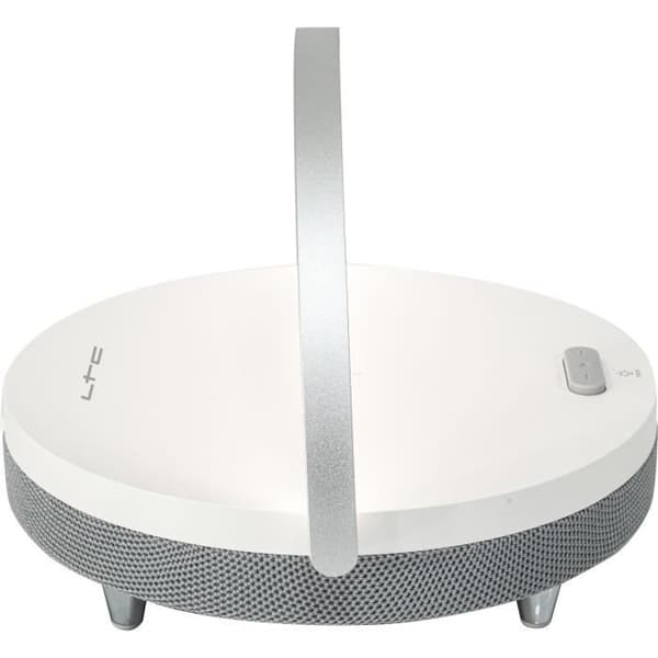 5W lysande Bluetooth-högtalare - LTC - SMOOTH-LIGHT - Med induktionsladdarefunktion och handsfree-kit - Vit och grå