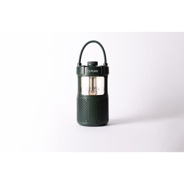 Utomhushögtalare - PURE - Woodland Glow - Vattentät, integrerad LED Grön