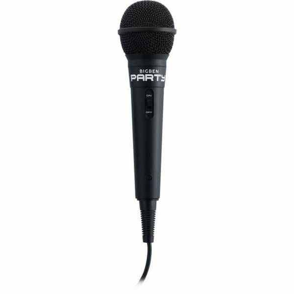 Bluetooth højttaler med karaokemikrofon Bigben PARTYBTPRO 75 W Sort
