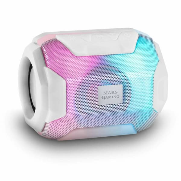 Bluetooth-kaiuttimet Mars Gaming MSBAXW RGB 2100 W Valkoinen
