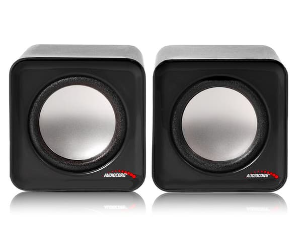 Audiocore AC870 B 2-vägs 3 W Svart, Grå Trådbunden