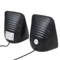 Miniatyrbillede 4 af 5: Audiocore AC835 2.0 stereohøjttalere med LED-baggrundsbelysning til pc bærbar smartphone