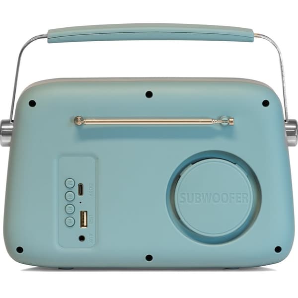 Madison Retro Radio w. Bluetooth ja FM (mattasininen)
