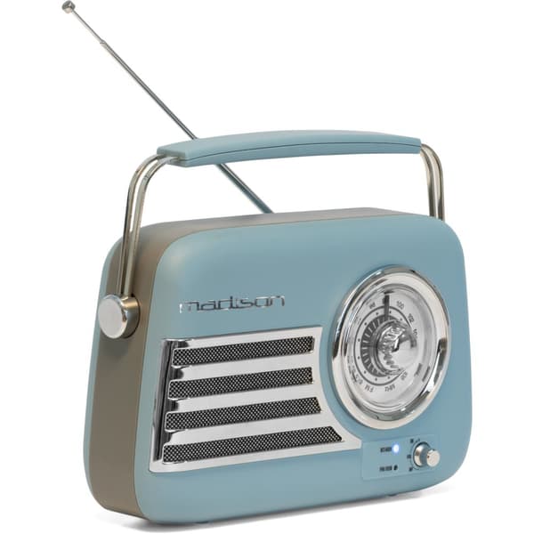 Madison Retro Radio w. Bluetooth ja FM (mattasininen)
