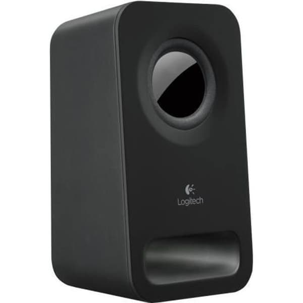 Högtalare 2.0 - Logitech - Z150 - 3 Watt - Svart - Inbyggd hörlursuttag