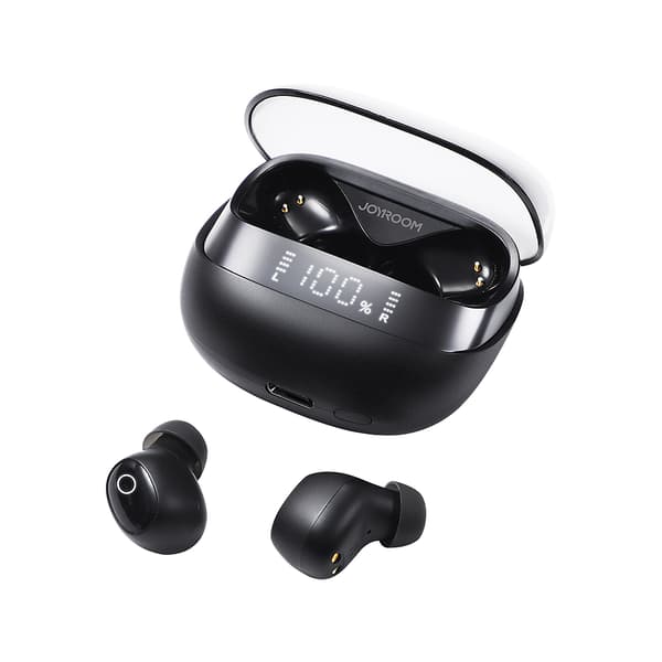 TWS Jdots Series JR-DB2 Bluetooth 5.3 trådlösa hörlurar, svarta