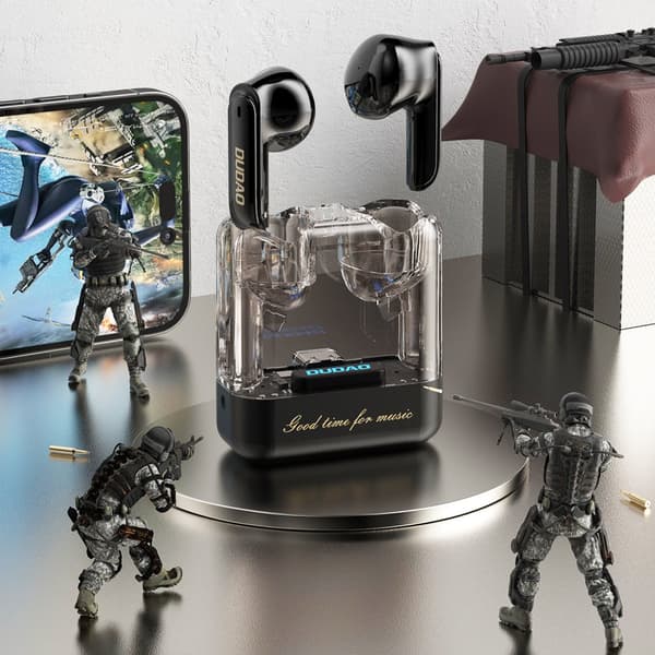 Dudao U18Pro Bluetooth 5.3 trådløse TWS hovedtelefoner, sorte
