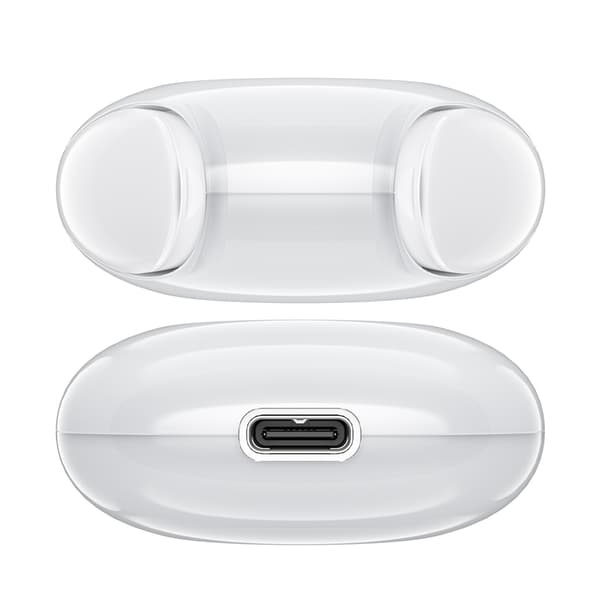T9 Bluetooth 5.3 in-ear USB-C trådlösa hörlurar, vita