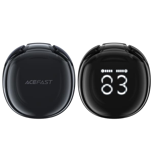 T9 Bluetooth 5.3 in-ear USB-C trådlösa hörlurar, svarta
