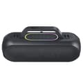 Miniatyrbillede 2 af 6: 200W trådløs karaoke højttaler med 2 USB-C mikrofoner, sort
