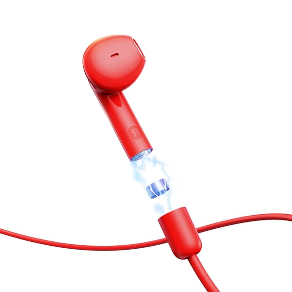 Sport trådlösa Bluetooth 5.3 NeckBand hörlurar, röda