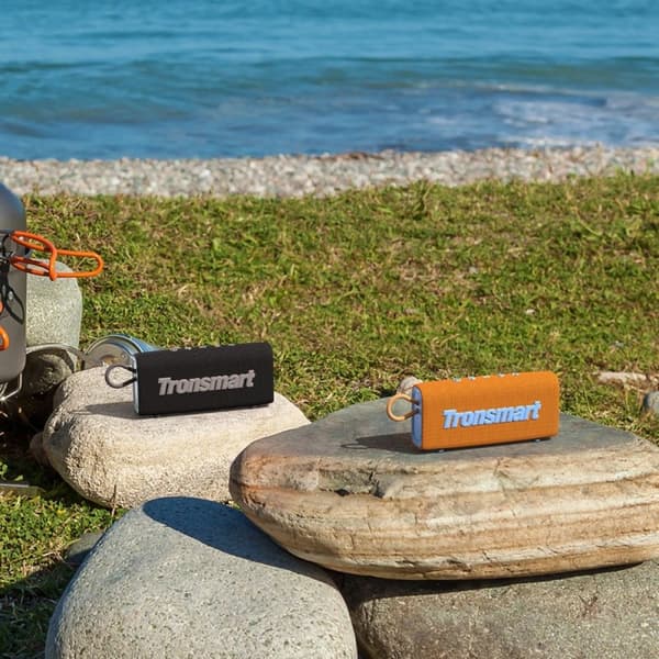 Trip trådløs højttaler Bluetooth 5.3 vandtæt IPX7 10W orange