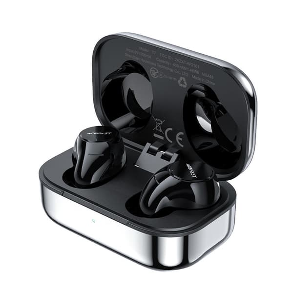 TWS Bluetooth 5.2 in-ear trådløse gaming-hovedtelefoner, vandtætte IPX4, sølv